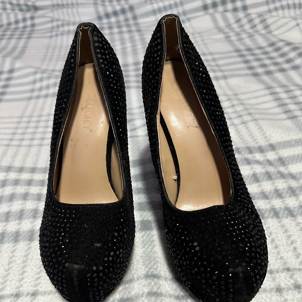 Black heels
